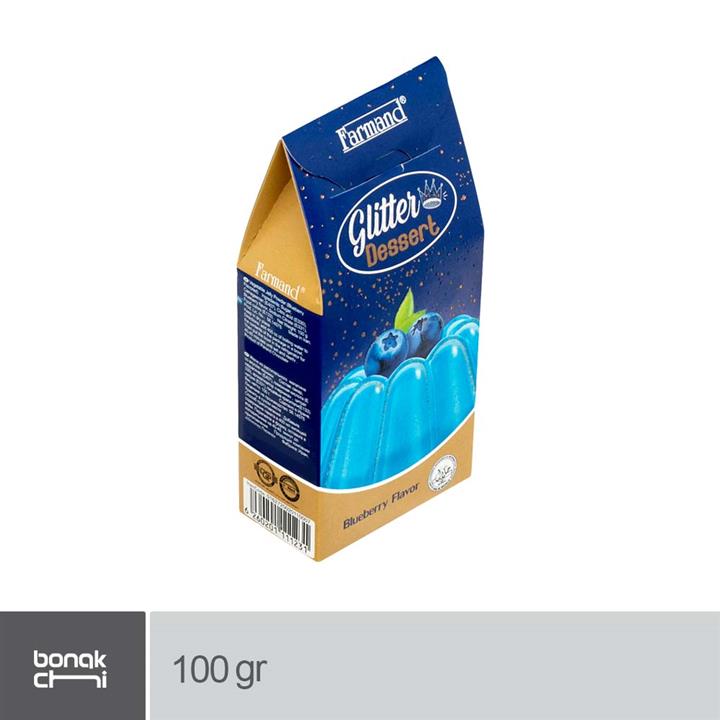پودر ژله اکلیلی با طعم بلوبری فرمند - 100 گرمی